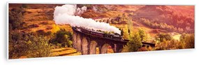 Klarstein Wonderwall Air Art Smart, infravörös hősugárzó, 120 x 30 cm, 350 W, vonat