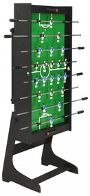 fekete összecsukható csocsóasztal 121 x 61 x 80 cm