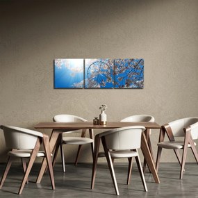 Kép - Cseresznyevirág (órával) (90x30 cm)