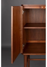 Barna szekrény tolóajtóval diófa dekorral 62x125x45 cm Morrison – Dutchbone