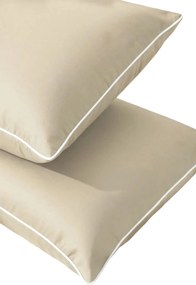 Bambusz párnahuzat 50x60 bézs, fehér bézs