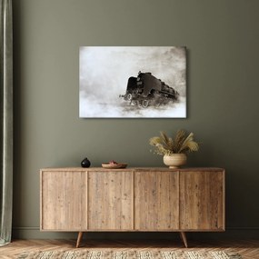 Kép - Vonat a ködben (90x60 cm)