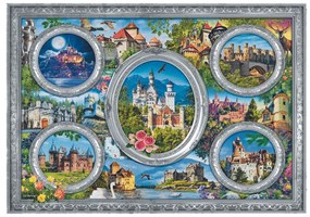 Trefl Panoráma Puzzle Világ Kastélyok , 1000 darab