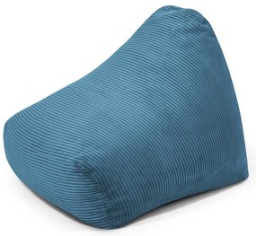 Kék kordbársony gyerek babzsákfotel Snug 80 – SLOWDOWN