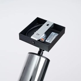 Sollux SL.1366 - Fali spotlámpa WINX 1xGU10/10W/230V fekete/króm