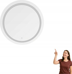Fürdőszobai tükör kerek Led háttérvilágítással 36W Tükör D2338-60 Zuma Lin
