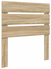 vidaXL Ágykeret fiókkal fejtámlával Sonoma tölgy 100 x 200 cm Faanyag