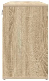 Cipősszekrény polcokkal sonoma tölgy 77.5 x 30 x 51 cm Faanyag
