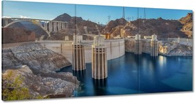 Festmények 120x60 Gát Tájkép