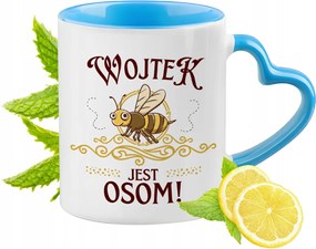 Wojtka Kék Bögre Szív Alakú Füllel Ajándék