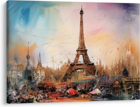 Kép - Az Eiffel-torony festménye (70x50 cm)