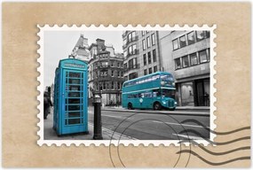 Poszterek 60x40 Petrol blue in London