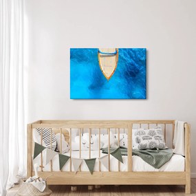 Kép - Nyári hajó (90x60 cm)
