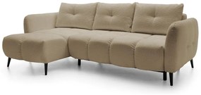 Sarokkanapé Odysea (B) (világos bézs + fekete). 1100436