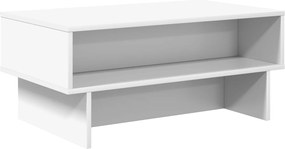 vidaXL Dohányzóasztal Fehér 80 x 46 x 35 cm Faanyag