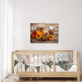 Kép - Csendélet mézes csészékkel (70x50 cm)