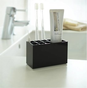 Fekete műanyag fogkefetartó állvány Mist – YAMAZAKI