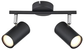 Globo 57914-2 - Spotlámpa ALLVI 2xGU10/25W/230V fekete