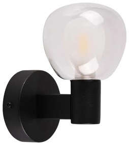 Fürdőszobai fali lámpatest POLA 1xG9/5W/230V IP44 fekete/átlátszó