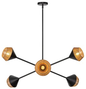 Alora Mood ALM-DAPHNE6-MB - Rudas függeszték DAPHNE 6xE14/40W/230V