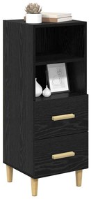 Széf fiókkal Musta tammi 34 x 34.5 x 90 cm Faanyag