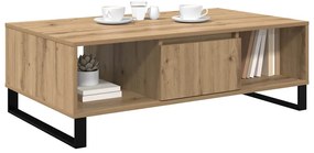 vidaXL Dohányzóasztal Artisan tölgy 104 x 60 x 35 cm Faanyag