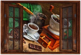 Poszterek 90x60 Csésze és zöld zsákok