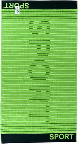 SPORT Strandtörölköző zöld 165x90cm