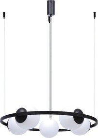 ZUMA LINE 5011 ORBIT Modern Függesztett Lámpa Fehér, Fekete E27 IP20