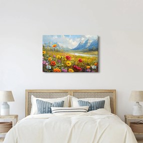 Kép - Festett táj (90x60 cm)