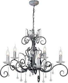 Elstead Lighting AMARILLI AML5-BLK-SILVER Csillár 5x60W/E14