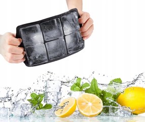 Jégkockatartó Forma Szilikon Nagy Négyzet XXL