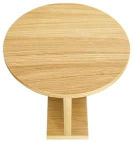 Bau tárolóasztal tölgyfa dekorral - Woodman