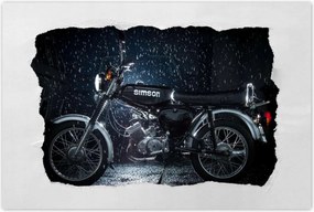 Poszterek 120x80 Fekete Simson 4 sebességes
