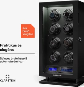 Klarstein Verdon 8, óratekercselő, 8 órához, 3 üzemmód, 5 sebesség, LED, távirányító