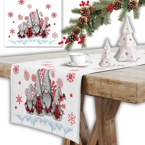 Abrosz Karácsonyi Futó 120CM Asztalra Karácsonyi Manók