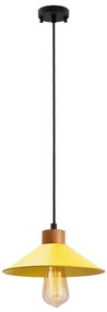 Függőlámpa kábellel MANAVGAT 1xE27/40W/230V sárga/barna