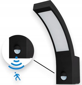 Kültéri Led Kerti Homlokzati Lámpa Mozgásérzékelővel 10W IP54