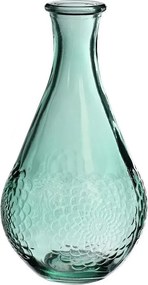 Üveg váza gyertyatartó 16 x 9 cm étterem kávézóhoz Türkiz