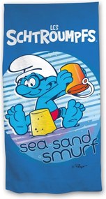 Hupikék törpikék Sea Sand fürdőlepedő, strand törölköző 70x140cm (Fast Dry)