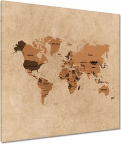 Vászonkép 90x90 Lengyelország változat Világtérképek