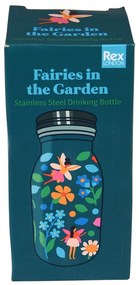 Kék rozsdamentes acél gyerek ivópalack 250 ml Fairies in the Garden – Rex London