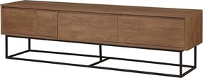 Milo Walnut and Black II TV-asztal, L