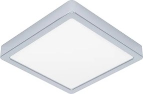 Eglo 901766 - FUEVA LED fürdőszobai mennyezeti lámpatest LED/10,5W/230V 22x22 cm IP44 króm