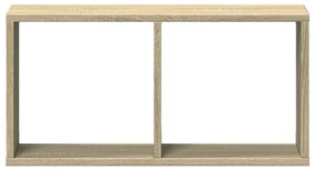 sonoma tölgy színű szerelt fa faliszekrény 60 x 16 x 30 cm