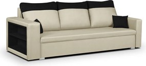 PAVEL Háromszemélyes kinyitható kanapé Krém