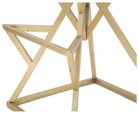 Fekete-aranyszínű kárpitozott bárszék (ülésmagasság 75 cm) Piramid – Mauro Ferretti