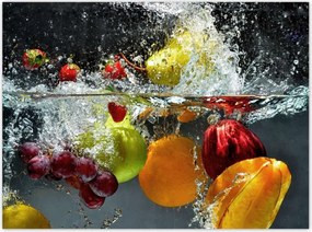 Poszterek 135x100 Gyümölcsök a vízbe esve