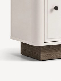 Amberto éjjeliszekrény 50 cm - kasmír / sötét windmill tölgy