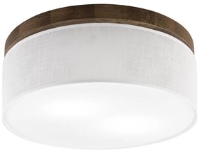 Brilagi - LED mennyezeti lámpa BELLADONNA 2xE27/15W/230V, 40 cm, fehér/dió